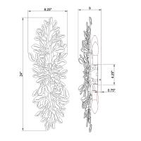 Four Light Wall Sconce by Crystorama - Bridget Collection, Soft Gold Finish - BGT-332-SG-CL