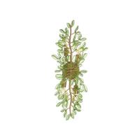 Four Light Wall Sconce by Crystorama - Bridget Collection, Soft Gold Finish - BGT-332-SG-GR