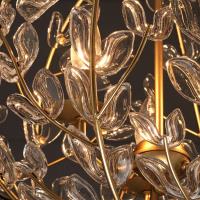 Three Light Chandelier by Crystorama - Bridget Collection, Soft Gold Finish - BGT-334-SG-CL
