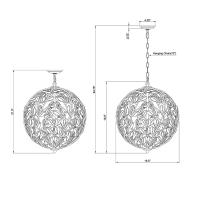 Three Light Chandelier by Crystorama - Bridget Collection, Soft Gold Finish - BGT-334-SG-CL