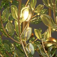 Six Light Chandelier by Crystorama - Bridget Collection, Soft Gold Finish - BGT-335-SG-GR