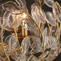 Five Light Chandelier by Crystorama - Bridget Collection, Soft Gold Finish - BGT-336-SG-CL