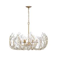 Six Light Chandelier by Crystorama - Bridget Collection, Soft Gold Finish - BGT-338-SG-CL