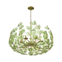 Six Light Chandelier by Crystorama - Bridget Collection, Soft Gold Finish - BGT-338-SG-GR