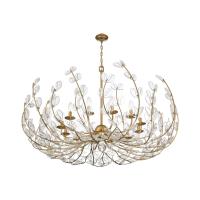12 Light Chandelier by Crystorama - Bridget Collection, Soft Gold Finish - BGT-339-SG-CL