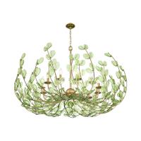 12 Light Chandelier by Crystorama - Bridget Collection, Soft Gold Finish - BGT-339-SG-GR