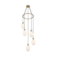 LED Pendant by Crystorama - Davis Collection, Modern Gold Finish - DAV-6005-MG