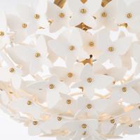 Three Light Semi Flush Mount by Crystorama - Killian Collection, Luxe Gold Finish - KLN-5200-LG