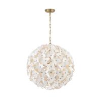 Six Light Chandelier by Crystorama - Killian Collection, Luxe Gold Finish - KLN-5206-LG