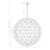 Six Light Chandelier by Crystorama - Killian Collection, Luxe Gold Finish - KLN-5206-LG