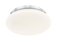 LED Flush Mount by Z-Lite - Soleil Collection, Brushed Nickel Finish - 1025F12-BN-LED