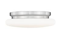 LED Flush Mount by Z-Lite - Soleil Collection, Brushed Nickel Finish - 1025F12-BN-LED