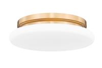LED Flush Mount by Z-Lite - Soleil Collection, Modern Gold Finish - 1025F12-MGLD-LED