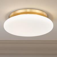 LED Flush Mount by Z-Lite - Soleil Collection, Modern Gold Finish - 1025F12-MGLD-LED