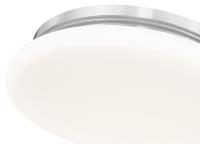 LED Flush Mount by Z-Lite - Soleil Collection, Brushed Nickel Finish - 1025F16-BN-LED