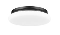 LED Flush Mount by Z-Lite - Soleil Collection, Matte Black Finish - 1025F16-MB-LED