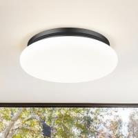 LED Flush Mount by Z-Lite - Soleil Collection, Matte Black Finish - 1025F16-MB-LED