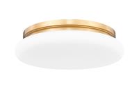 LED Flush Mount by Z-Lite - Soleil Collection, Modern Gold Finish - 1025F16-MGLD-LED