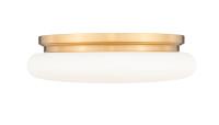 LED Flush Mount by Z-Lite - Soleil Collection, Modern Gold Finish - 1025F16-MGLD-LED