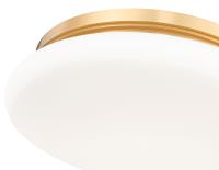 LED Flush Mount by Z-Lite - Soleil Collection, Modern Gold Finish - 1025F16-MGLD-LED