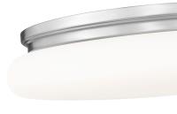 LED Flush Mount by Z-Lite - Soleil Collection, Brushed Nickel Finish - 1025F20-BN-LED