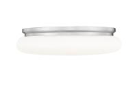LED Flush Mount by Z-Lite - Soleil Collection, Brushed Nickel Finish - 1025F20-BN-LED