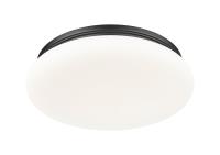 LED Flush Mount by Z-Lite - Soleil Collection, Matte Black Finish - 1025F20-MB-LED