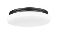 LED Flush Mount by Z-Lite - Soleil Collection, Matte Black Finish - 1025F20-MB-LED