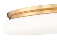 LED Flush Mount by Z-Lite - Soleil Collection, Modern Gold Finish - 1025F20-MGLD-LED