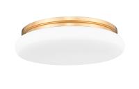 LED Flush Mount by Z-Lite - Soleil Collection, Modern Gold Finish - 1025F20-MGLD-LED