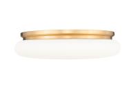 LED Flush Mount by Z-Lite - Soleil Collection, Modern Gold Finish - 1025F20-MGLD-LED