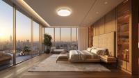 LED Flush Mount by Z-Lite - Soleil Collection, Modern Gold Finish - 1025F20-MGLD-LED