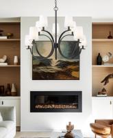Ten Light Chandelier by Z-Lite - Cordelia Collection, Matte Black Finish - 2016-10MB