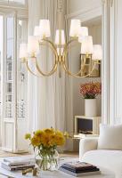 Ten Light Chandelier by Z-Lite - Cordelia Collection, Modern Gold Finish - 2016-10MGLD