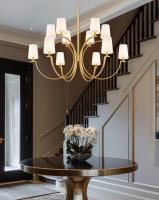 12 Light Chandelier by Z-Lite - Cordelia Collection, Modern Gold Finish - 2016-12MGLD