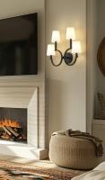 Four Light Wall Sconce by Z-Lite - Cordelia Collection, Matte Black Finish - 2016-4S-MB