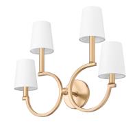 Four Light Wall Sconce by Z-Lite - Cordelia Collection, Modern Gold Finish - 2016-4S-MGLD