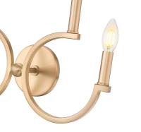 Four Light Wall Sconce by Z-Lite - Cordelia Collection, Modern Gold Finish - 2016-4S-MGLD