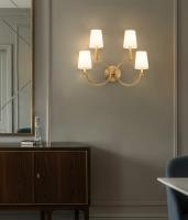 Four Light Wall Sconce by Z-Lite - Cordelia Collection, Modern Gold Finish - 2016-4S-MGLD