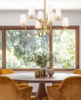 Eight Light Chandelier by Z-Lite - Cordelia Collection, Modern Gold Finish - 2016-8MGLD