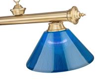 Three Light Billiard by Z-Lite - Cordon Collection, Heritage Brass Finish - 2306-3HBR-ARDB