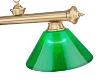 Three Light Billiard by Z-Lite - Cordon Collection, Heritage Brass Finish - 2306-3HBR-ARG