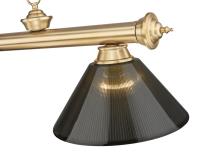 Three Light Billiard by Z-Lite - Cordon Collection, Heritage Brass Finish - 2306-3HBR-ARS