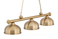 Three Light Billiard by Z-Lite - Cordon Collection, Heritage Brass Finish - 2306-3HBR-D12HBR
