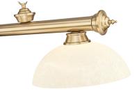Three Light Billiard by Z-Lite - Cordon Collection, Heritage Brass Finish - 2306-3HBR-DGM14
