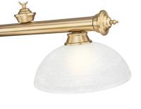 Three Light Billiard by Z-Lite - Cordon Collection, Heritage Brass Finish - 2306-3HBR-DWL14