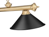 Three Light Billiard by Z-Lite - Cordon Collection, Heritage Brass Finish - 2306-3HBR-MB15