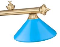 Three Light Billiard by Z-Lite - Cordon Collection, Heritage Brass Finish - 2306-3HBR-MEB