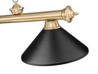 Three Light Billiard by Z-Lite - Cordon Collection, Heritage Brass Finish - 2306-3HBR-MMB