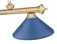 Three Light Billiard by Z-Lite - Cordon Collection, Heritage Brass Finish - 2306-3HBR-MNB